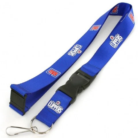 Los Angeles Clippers Breakaway 24'' Lanyard with KeyChain Clip NBA Logo Design Cover