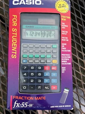 VTG NEW Casio Fraction MATE FOR STUDENTS SCIENTIFIC CALCULATOR (Case Included) - Image 1 of 3