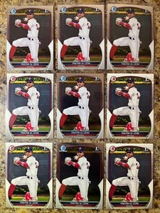 2023 Fraymi De Leon Red Sox Prospects, Bowman 1st Chrome & base - Picture 1 of 1