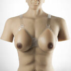 Women Full Size Crossdresser Transvestite Fake Silicone Breast Boobs Forms Bra