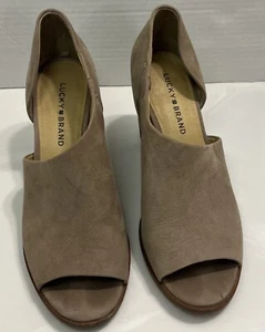 Lucky shoes Lk-roakly suede sz 8.5 - 2 3/4 heel - Picture 1 of 6