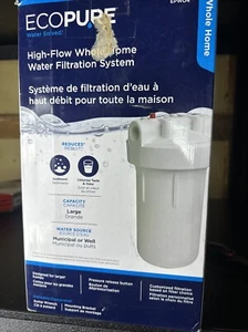 EcoPure High-Flow Whole Home Water Filter System with Pressure Release Button - Picture 1 of 3