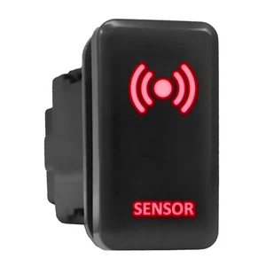 Interruptor retroiluminado LED rojo SENSOR pulsador alto 1,54"x 0,83" (ajuste: Toyota) - Imagen 1 de 6