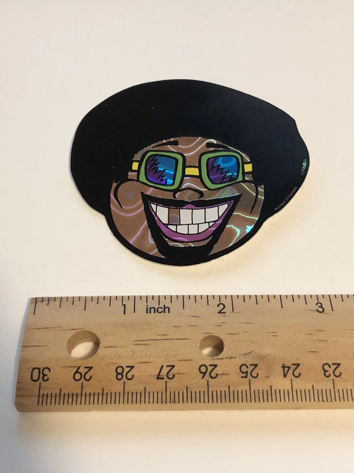 Vintage 2000s Vending Machine Sticker Decal Konica Smiley Face Emoji - Image 1 of 1