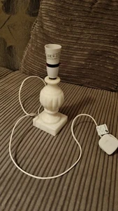 Antique Vintage Onyx or Marble Table or Bedside Lamp - Picture 1 of 2