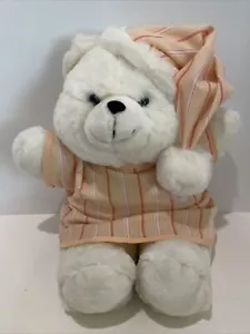 Vintage Heart to Heart White Bear 16” Plush w/ Nightgown And Cap Walmart Chosun - Picture 1 of 14
