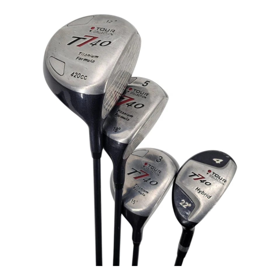 Tour Collection Ladies RH Driver 3 5 Woods 4 Hybrid Golf Club Bundle L Flex - Image 1 of 4