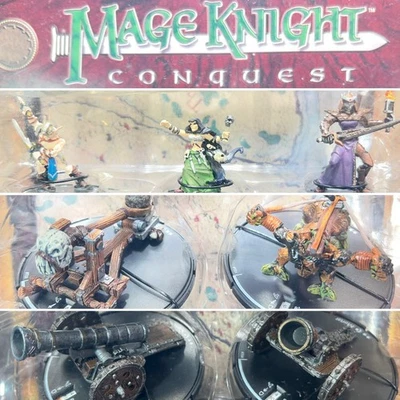 Винтажный 2002 Mage рыцарь завоевание 7pc осады упаковка фигурки комплект - новый - Бесплатная доставка! - Изображение 1 из 4