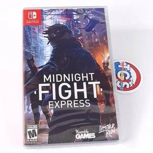 Midnight Fight Express Switch US Limited Run LRG232 (GAME IN ENG-FRE-GER-ESP)New - Picture 1 of 8