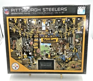 YouTheFan NFL Pittsburgh Steelers Barnyard Fans 500-teiliges Puzzle 24" x 18" Neu im Karton - Bild 1 von 7