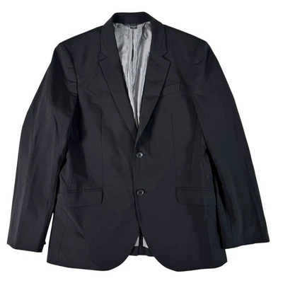 AX Armani Exchange Black Two Button Single Vent Men's Sports Coat Men's Size 42R - Image 1 of 4