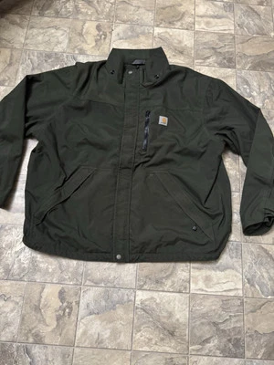 Men's Carhartt Jacket Full Swing Loose Fit green Insulated Size  - Image 1 of 4