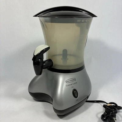 Back To Basics Cocoa-Latte Hot Drink Maker w/Dispenser & Booklet CM300BR Silver - Image 1 of 4