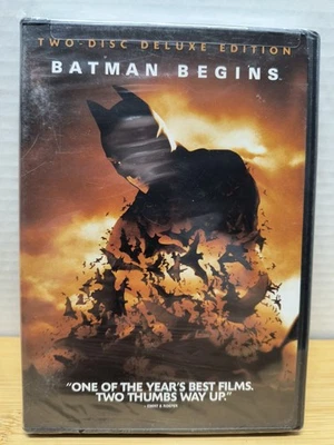 Batman Begins (DVD, 2005, Two-Disc Deluxe Edition) NEW - Image 1 of 2