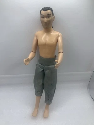 Boneco Disney Mulan Li Shang clássico príncipe guerreiro chinês 12" (falho) PL - Imagem 1 de 4