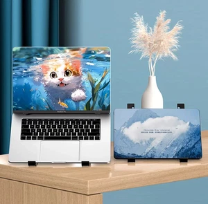 NEW Laptop lifting and cooling aluminum alloy vertical portable storage bracket - Afbeelding 1 van 7