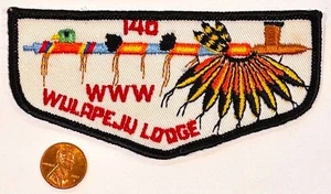 BOY SCOUT BSA OA WULAPEJU 140 227 BLACKHAWK AREA IL TWILL FF F1 FIRST FLAP MINT! - Picture 1 of 4