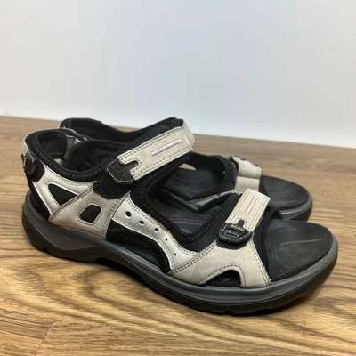 Ecco Yucatan Offroad Womens EU 39 US 8-8.5 Leather Hike Adjustable Sandals - Image 1 of 4