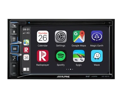Alpine INE-W611D | 2-DIN Doppel DIN Radio Navigation Bluetooth DAB CarPlay Andro - Bild 1 von 4