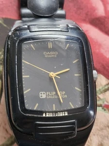 Vintage Casio FlipTop Calculator Watch - Picture 1 of 5