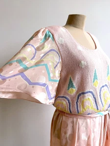 Umi Collections Anne Crimmins sz 4 6 3 Piece Summer Silk Skirt Sweater Scarf - Picture 1 of 16
