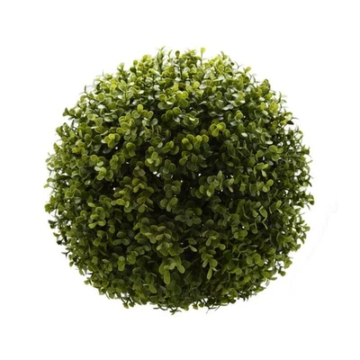 Artificial Buxus Topiary Ball 31cm 40cm UV Resistant Indoor Outdoor Decor - Image 1 of 2