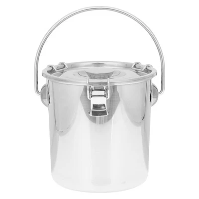  Blecheimer Mit Deckel Metalleimer Getränkeeimer Speicherbehälter - Bild 1 von 4