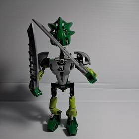 LEGO Bionicle Toa Nuva 8567: Lewa Nuva Green (complete) (No Canister, No Manual)