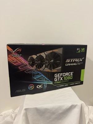 ASUS ROG Strix GeForce GTX 1080 8GB Nividia Graphics Card WITH ORIGINAL BOX - Image 1 of 4