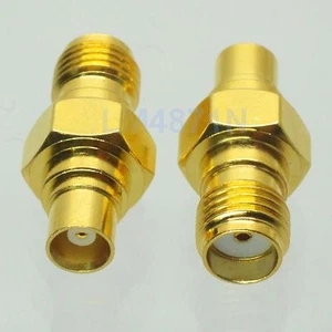 1pc Adapter SMA female jack to MCX female RF connector straight gold plating F/F - Picture 1 of 5