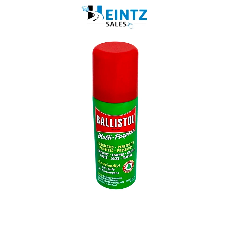 Pistola limpiadora de aceite lubricante multiusos Ballistol - lata de aerosol de 1,5 oz - protege Foto 1 de 1