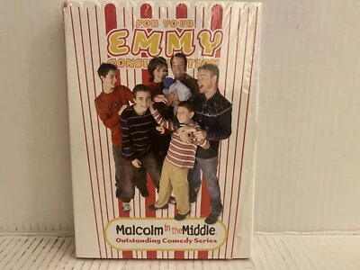 Malcolm In The Middle Emmy DVD 3EPISODE + POPCORN enclosed BOX PROMO DVD HOLDER  - Image 1 of 4