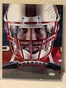 Manny Lawson Signed San Francisco 49ers 8x10 Photo Steiner - Picture 1 of 5