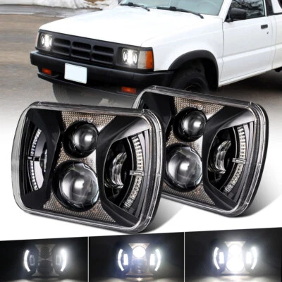 Faros proyectores LED 7x6" 5x7 más brillantes Halo DRL para Mazda B2000 B2200 B2600 Foto 1 de 4