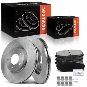 6Pcs Disc Rotors & Ceramic Brake Pads for Ford Edge 07-09 V6 3.5L Lincoln Front - Picture 1 of 8