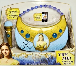 Disney Beauty and the Beast Sing Along Microphone Boombox MP3 Connect - Picture 1 of 11