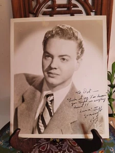 Altes schwarz-weiß handsigniertes Pressefoto 8×10 - Bild 1 von 7