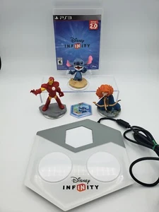 Disney Infinity 2.0 PS3 Game Starter Kit Portal Base Pad Iron Man Stitch Merida - Picture 1 of 6