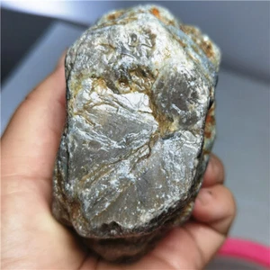 721g Natural Unheated Blue Sapphire Corundum Facet Rough Specimen Z506 - Picture 1 of 12