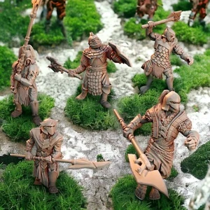 Assault Orc Squad Set B - 7 Figures - 28mm MESBG LoTR Wargames & Collectors - Picture 1 of 8