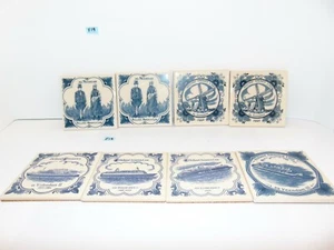 6~ HOLLAND AMERICAN LINE SHIP TILE COASTERS Volemdam II Westerdam II VeendamIII - Picture 1 of 11