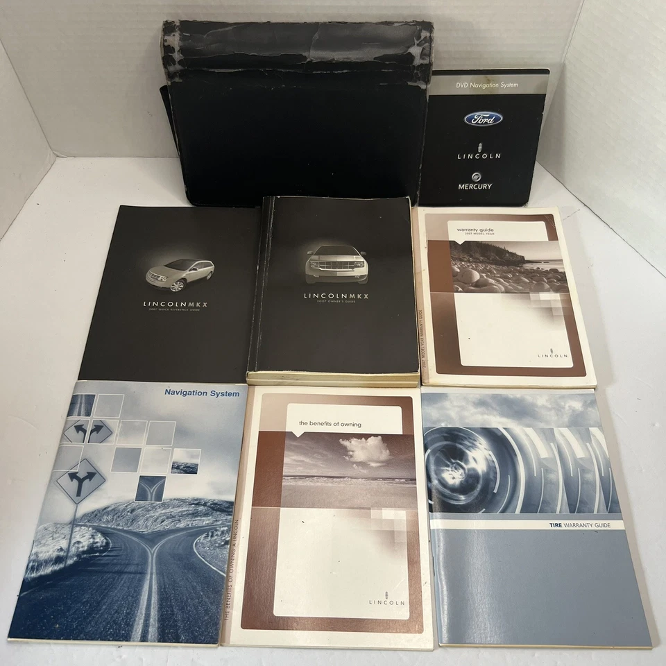 Lincoln MKX 2007 juego manual del propietario con estuche Foto 1 de 1