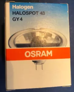 OSRAM HALOSPOT 48 10W 12V G4 8° Silber 41910 SP HALOGEN Reflektorlampe GERMANY - Bild 1 von 1