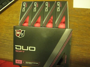 2 dozen BRAND NEW 2024 Wilson Staff Duo Soft 2.5 Optix golf balls pink - Picture 1 of 1