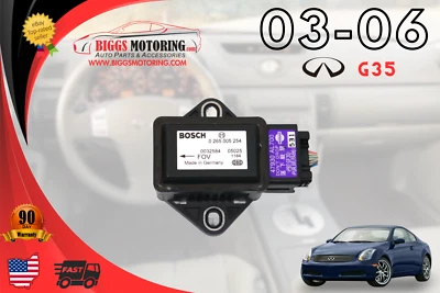 Módulo de sensor de giro de velocidad de guiñada Infiniti G35 2003-2006 47930 AL700 Foto 1 de 4