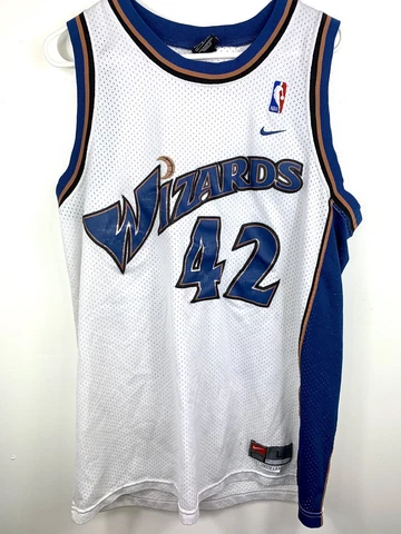 Rare Vintage Nike Washington Wizards Jerry Stackhouse 42 Jersey Men L +2 NBA Cover