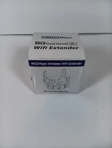 AC1200Mbps WiFi Extender/Booster 5G Wireless Router Repeater Signal Booster - Picture 1 of 5