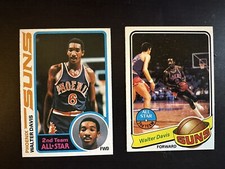 WALTER DAVIS 1978-79 1979-80 TOPPS RC ROOKIE BASKETBALL CARDS PHOENIX SUNS