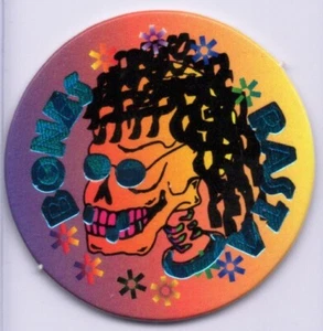 De colección Rastafari Rasta Calavera POG Cartón Años 90 Espalda en Blanco - Imagen 1 de 1