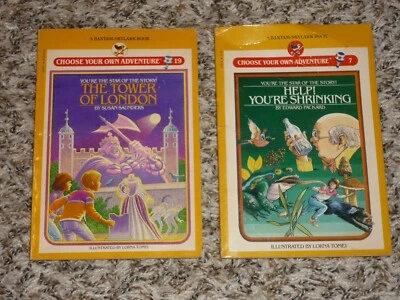 2 Choose Your Own Adventure #7 Help! You're Shrinking #19 The Tower of London - Image 1 of 4